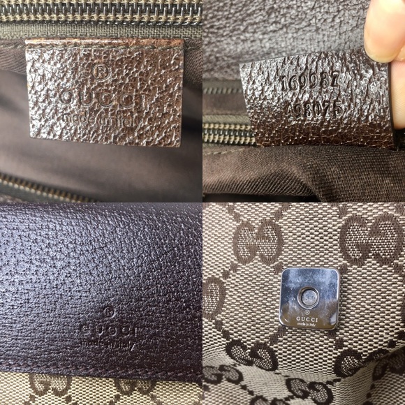 Authentic Gucci brown monogram messenger bag - Picture 7 of 16